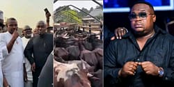 Cubana Chief Priest donates his friend with 47 cows for the funeral of his late mother.